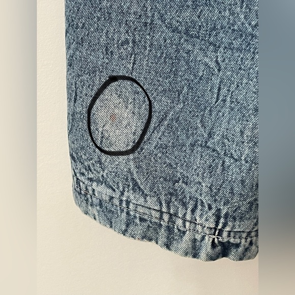 Rolla’s Denim Chambray Blue Sherpa Jacket Size Large - Picture 8 of 12